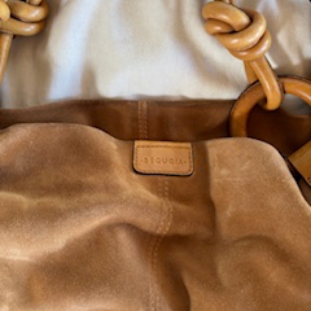 Sequoia camel suede -leather boho bag - Picture 2 of 8